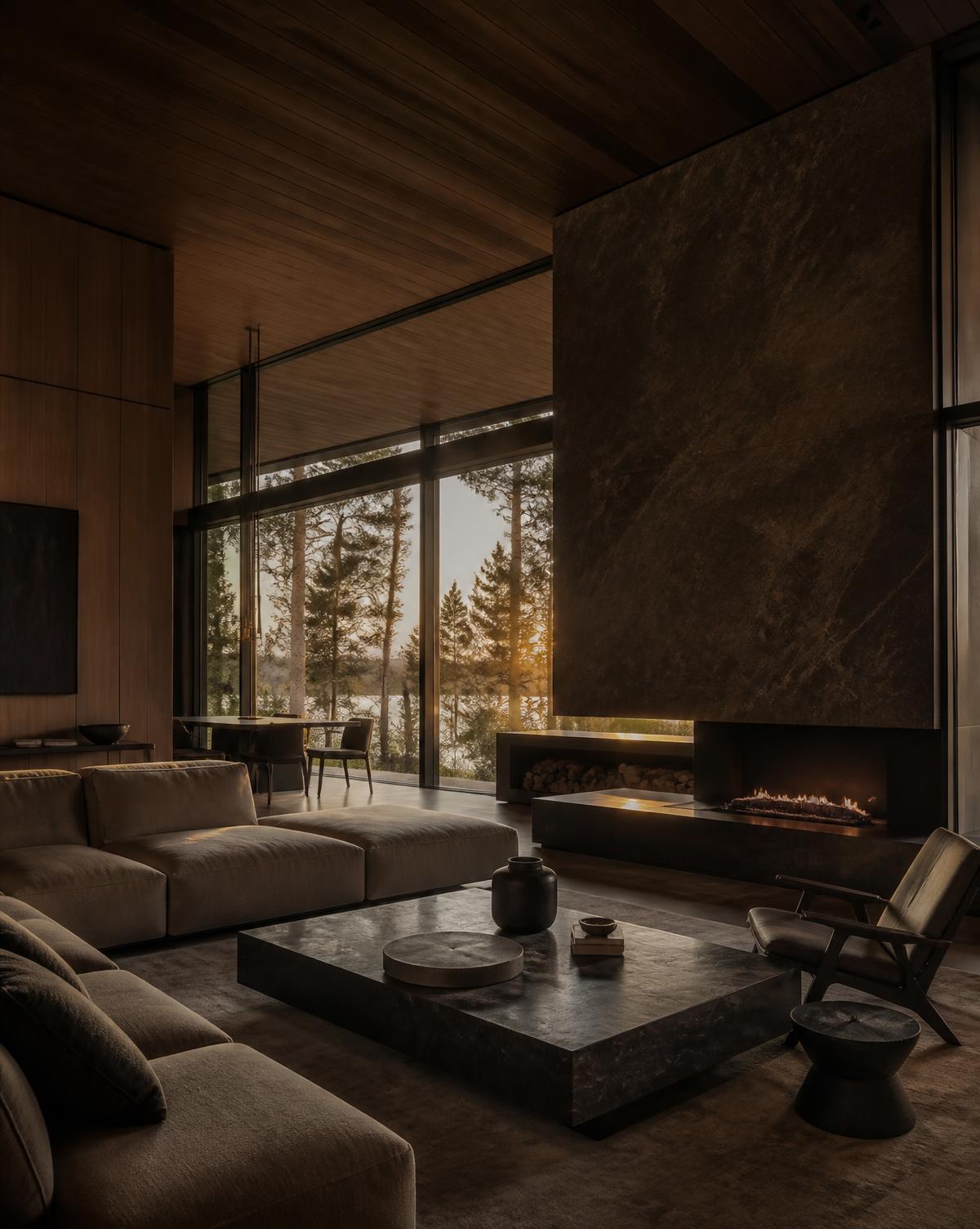 Interior de una propiedad premium